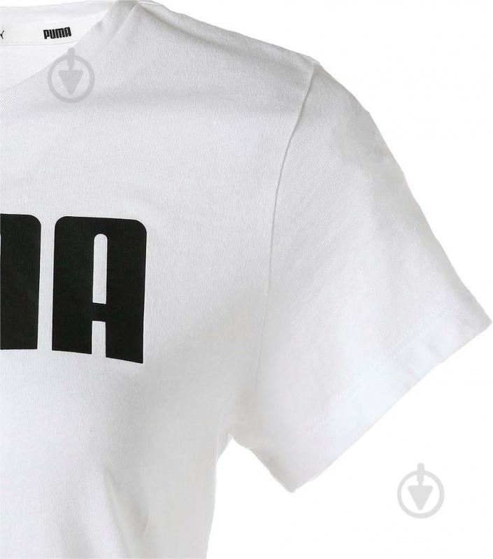 Футболка Puma ESS PUMA TEE W 84719502 р.S белый - фото 4
