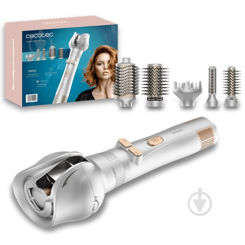 Фен-щетка CECOTEC CeramicCare 6 in 1 Gyro (CCTC-01000) - фото 1