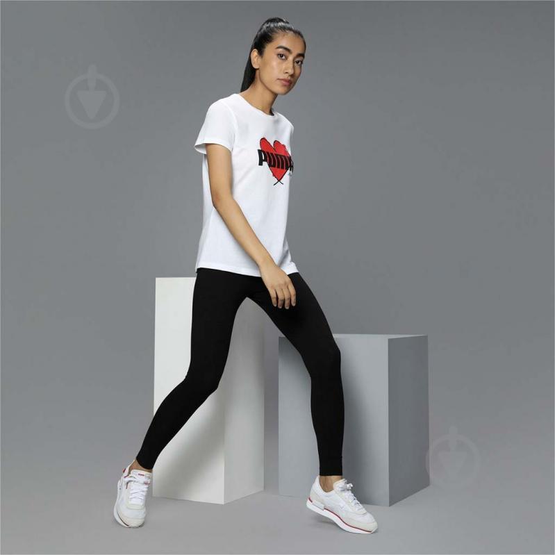 Футболка Puma HEART TEE 58789702 р.L білий - фото 6