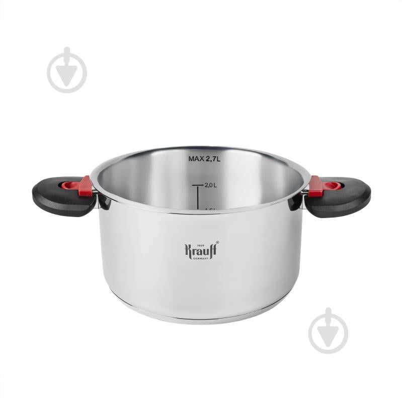 Кастрюля с крышкой Krauff Prime Chef 2,7 л 26-303-019 - фото 3 Кастрюля с крышкой Krauff Prime Chef 2,7 л 26-303-019 - фото 3