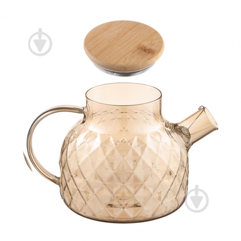 Чайник заварочный Ardesto Golden Moon Diamond 1000 мл золотистый (AR3010GBB) - фото 3 Чайник заварочный Ardesto Golden Moon Diamond 1000 мл золотистый (AR3010GBB) - фото 3