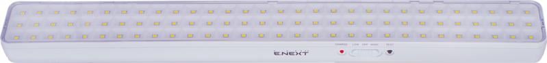 Светильник аккумуляторный E.NEXT e.emerg.stand.9890K.led.3/6h.IP20 5,4 Вт 90 LED белый l0680003 - фото 2