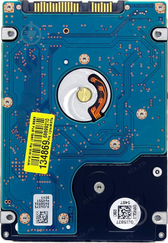 Жорсткий диск Hitachi HGST 5K1000 (0J22413) 1 ТБ 2,5" SATA III (HTS541010A9E680) grey - фото 4