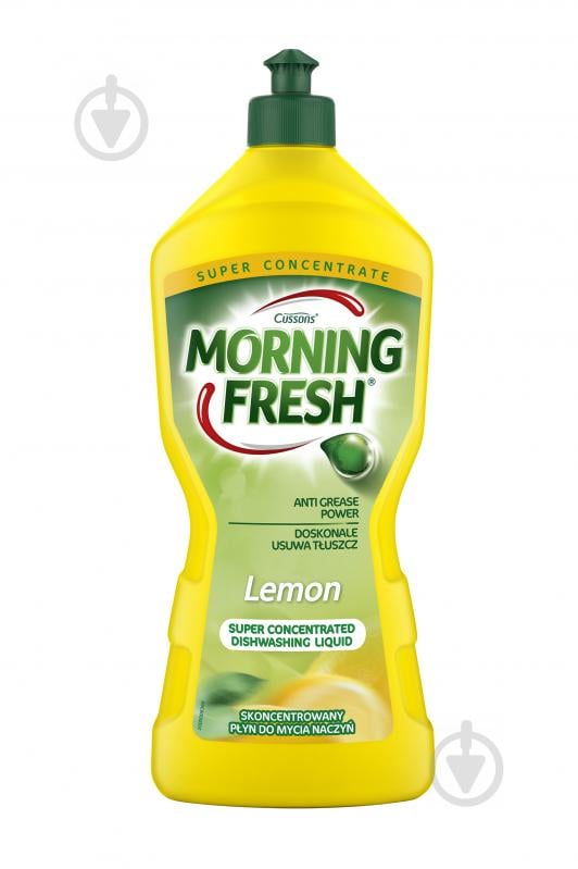 Рідина для ручного миття посуду Morning Fresh Lemon 0,9 л - фото 1