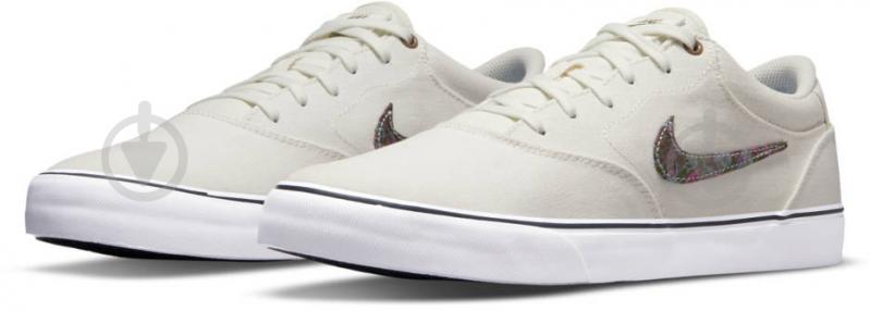 Кроссовки женские демисезонные Nike SB CHRON 2 CNVS PRM DM3513-100 р.46 белые - фото 6