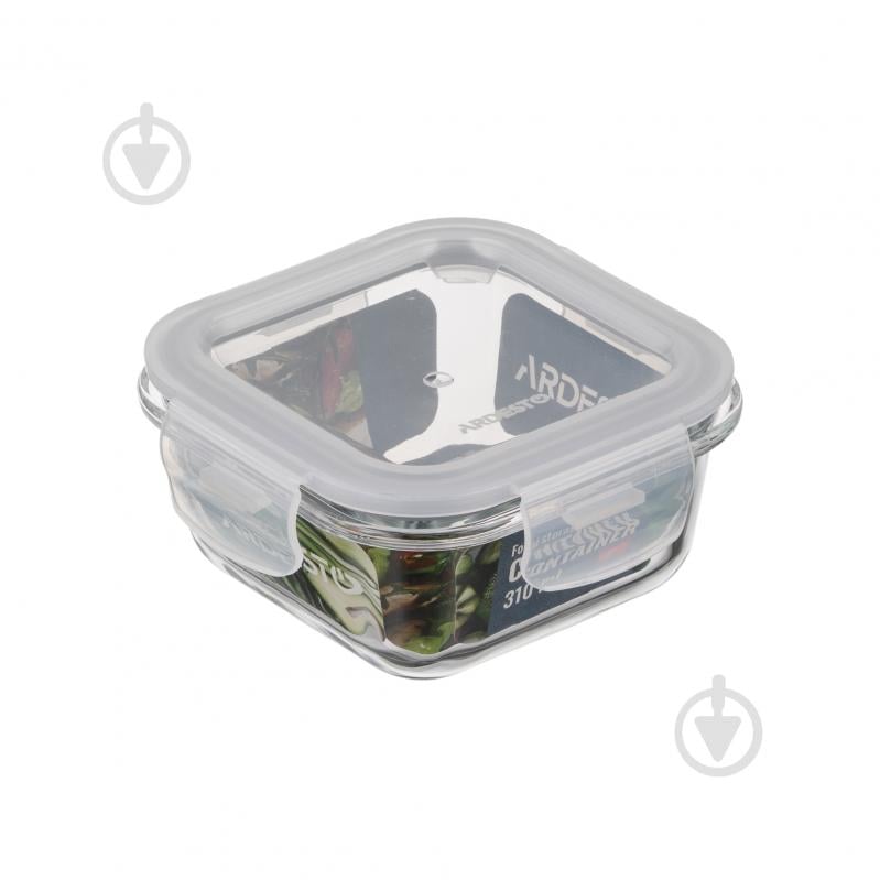 Контейнер для харчових продуктів з кришкою Ardesto Gemini 0.31 л квадратний (AR1230BSQ) - фото 3 Контейнер для харчових продуктів з кришкою Ardesto Gemini 0.31 л квадратний (AR1230BSQ) - фото 3