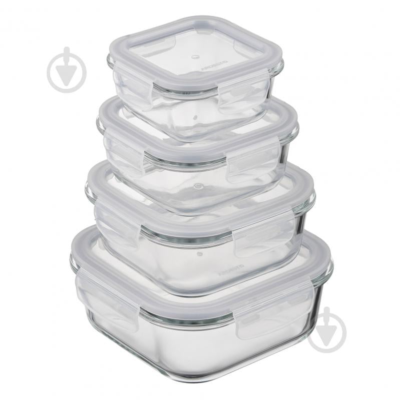 Контейнер для харчових продуктів з кришкою Ardesto Gemini 0.31 л квадратний (AR1230BSQ) - фото 7 Контейнер для харчових продуктів з кришкою Ardesto Gemini 0.31 л квадратний (AR1230BSQ) - фото 7