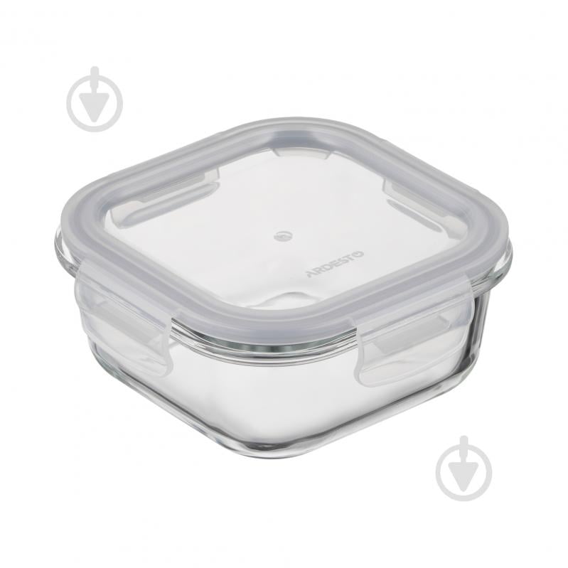 Контейнер для харчових продуктів з кришкою Ardesto Gemini 0.5 л квадратний (AR1250BSQ) - фото 1 Контейнер для харчових продуктів з кришкою Ardesto Gemini 0.5 л квадратний (AR1250BSQ) - фото 1