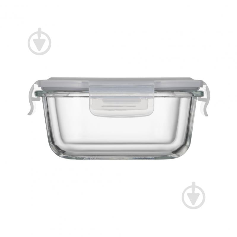 Контейнер для харчових продуктів з кришкою Ardesto Gemini 0.5 л квадратний (AR1250BSQ) - фото 4 Контейнер для харчових продуктів з кришкою Ardesto Gemini 0.5 л квадратний (AR1250BSQ) - фото 4