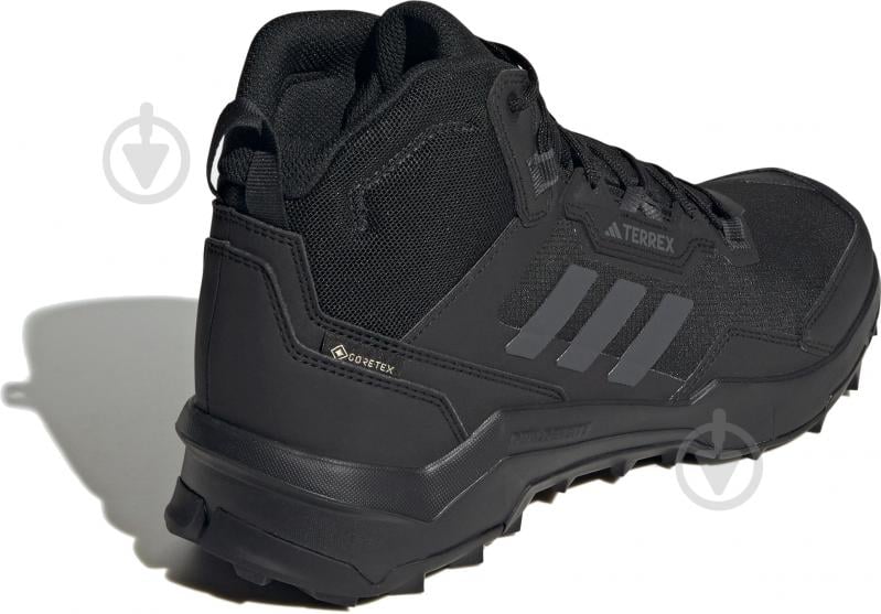 Кросівки чоловічі демісезонні Adidas TERREX AX4 MID GORE-TEX HP7401 р.42 чорні - фото 4