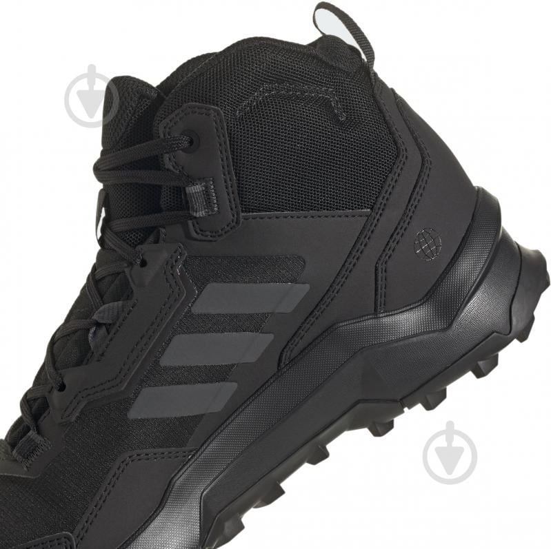 Кросівки чоловічі демісезонні Adidas TERREX AX4 MID GORE-TEX HP7401 р.42 чорні - фото 6