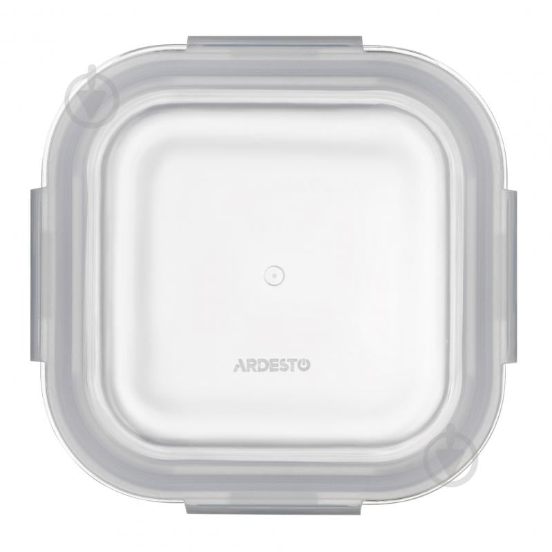 Контейнер для харчових продуктів з кришкою Ardesto Gemini 0.8 л квадратний (AR1280BSQ) - фото 3