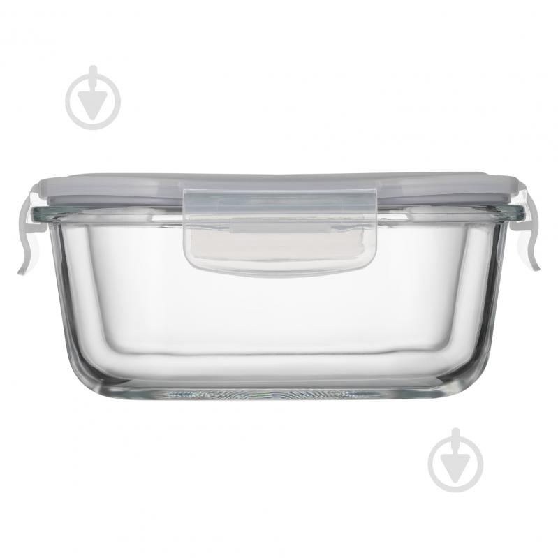 Контейнер для харчових продуктів з кришкою Ardesto Gemini 0.8 л квадратний (AR1280BSQ) - фото 4