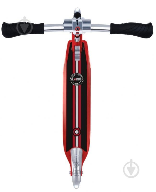 Самокат Globber FLOW ELEMENT COMFORT LIGHTS, колеса с подсветкой 100кг 5+ красный 727-102 - фото 4 Самокат Globber FLOW ELEMENT COMFORT LIGHTS, колеса с подсветкой 100кг 5+ красный 727-102 - фото 4