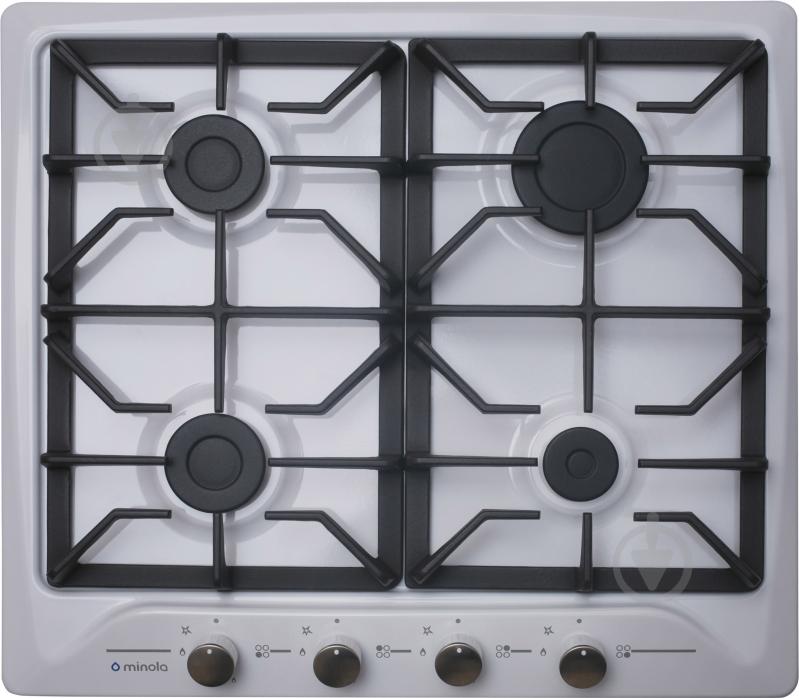 Варочная поверхность газовая Minola MGM 610244 WH - фото 1 Варочная поверхность газовая Minola MGM 610244 WH - фото 1