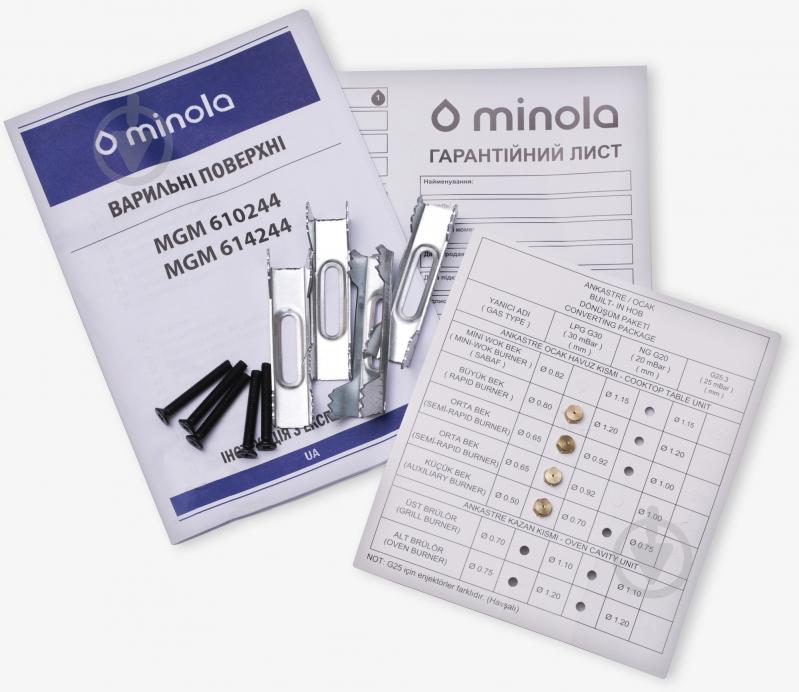 Варочная поверхность газовая Minola MGM 610244 WH - фото 8 Варочная поверхность газовая Minola MGM 610244 WH - фото 8