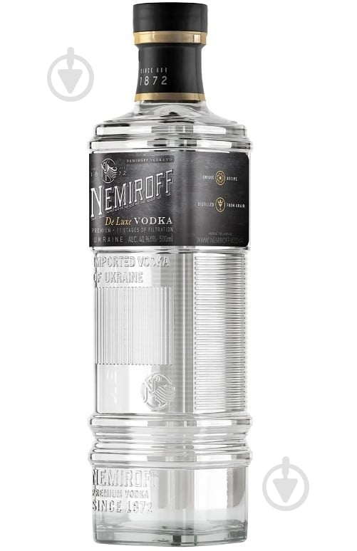 Водка Nemiroff De Luxe 0,5 л - фото 2 Водка Nemiroff De Luxe 0,5 л - фото 2
