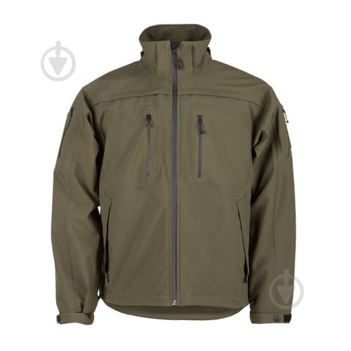 Куртка мужская демисезонная 5.11 Tactical для штормовой погоды Tact.Sabre 2.0 Jack. р.M зеленая - фото 1