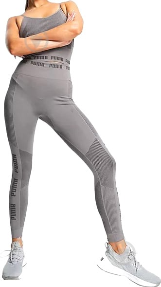 Лосини Puma EVOKNIT LEGGINGS 84808202 р.M сірий - фото 1