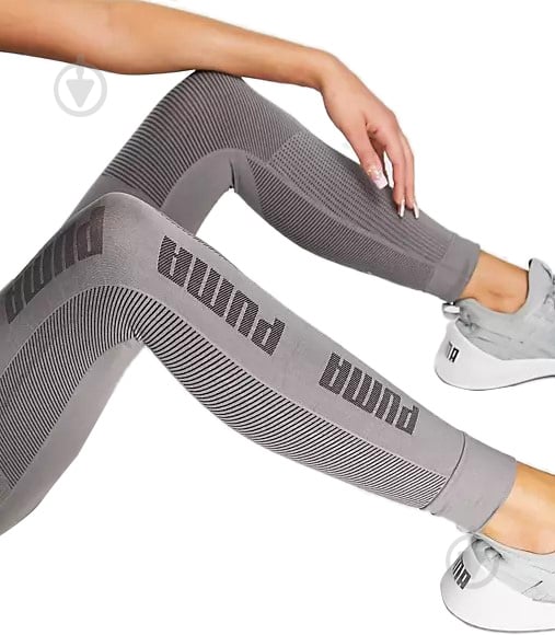 Лосини Puma EVOKNIT LEGGINGS 84808202 р.M сірий - фото 4