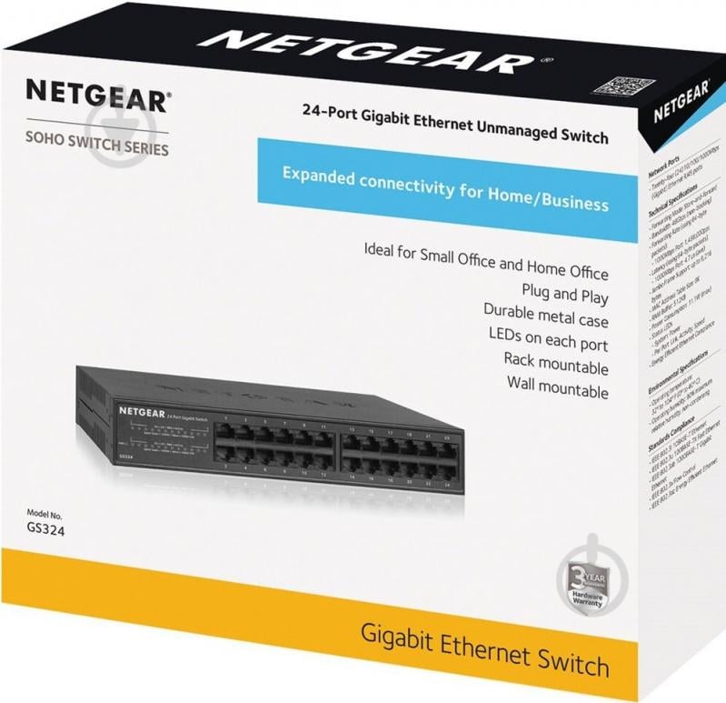 Коммутатор NETGEAR GS324-200EUS - фото 5