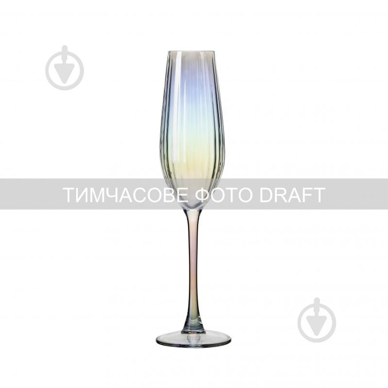 Набор бокалов для шампанского Ardesto Black Mars Zenith прозрачный (AR2625EL) 250 мл 2 шт. - фото 1 Набор бокалов для шампанского Ardesto Black Mars Zenith прозрачный (AR2625EL) 250 мл 2 шт. - фото 1