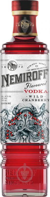 Горілка Nemiroff Wild Cranberry De Luxe FV 0,5 л - фото 1