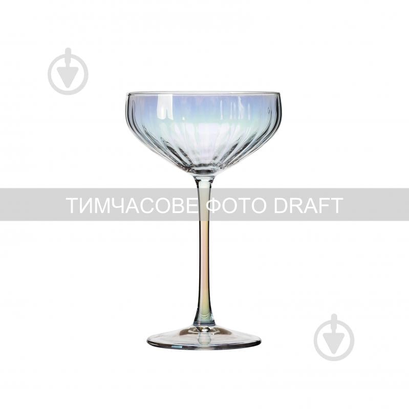 Набір бокалів для шампанського Ardesto Black Mars Zenith прозорий (AR2631EL) 310 мл 2 шт. - фото 1