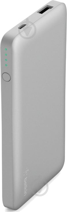 Повербанк Belkin Pocket Power Rose 5000 mAh grey (F7U019BTSLV) - фото 3