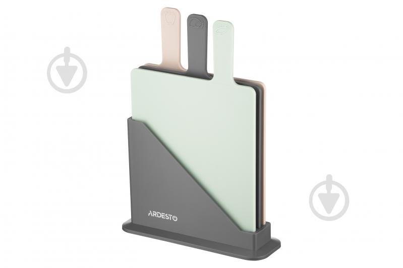 Набір дощок Ardesto Fresh на підставці 3 шт пластик AR1403GB - фото 6