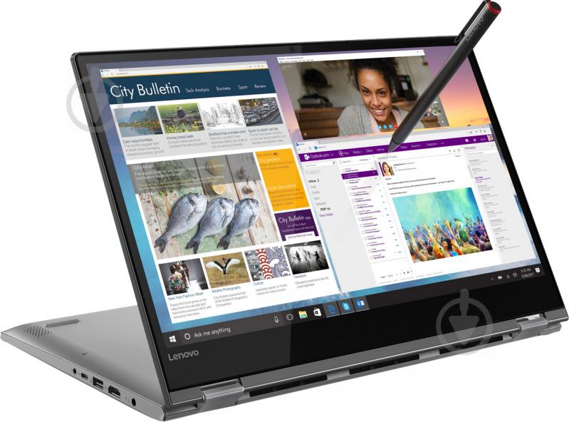 Ноутбук Lenovo IdeaPad YOGA 530-14 14" (81EK00KGRA) mineral grey - фото 6