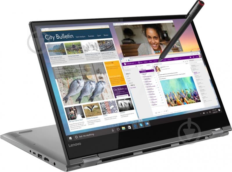 Ноутбук Lenovo IdeaPad YOGA 530-14 14" (81EK00KKRA) mineral grey - фото 6