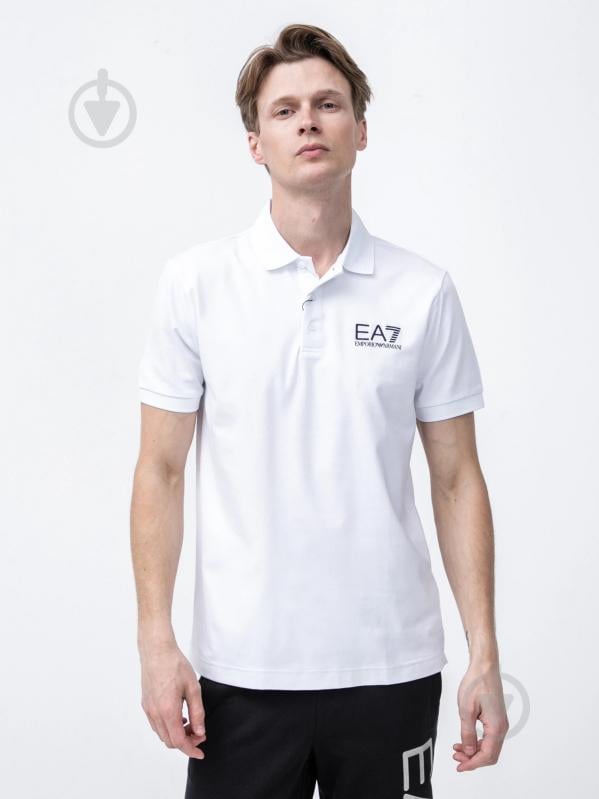 Поло EA7 POLO SHIRT 3LPF02-PJEEZ-1100 р.XL білий - фото 2