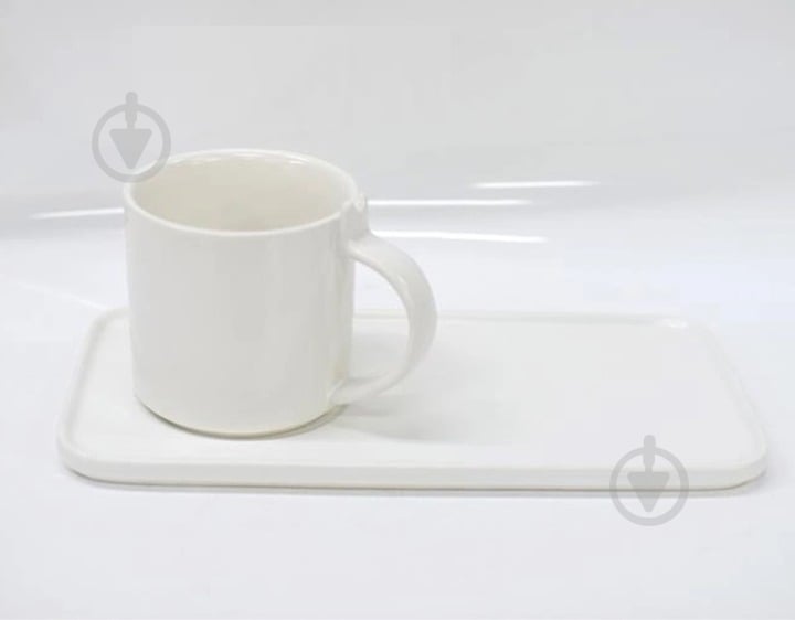 Чашка с блюдцем Ardesto 250 мл белый (AR3073WS) - фото 1 Чашка с блюдцем Ardesto 250 мл белый (AR3073WS) - фото 1