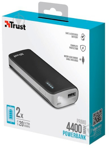 Повербанк Trust 4400 mAh (21224) - фото 4