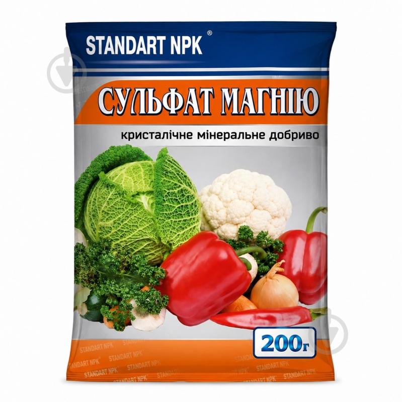 Добриво Standart NPK Сульфат магнію 200 г - фото 1