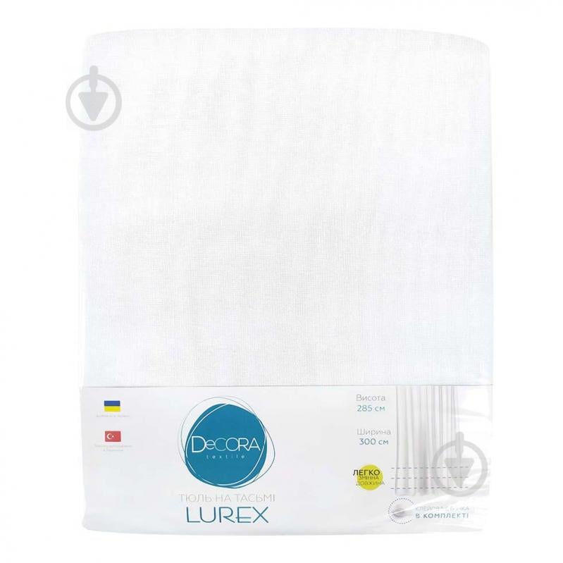 Тюль Lurex 300х290 см белый Decora textile - фото 3