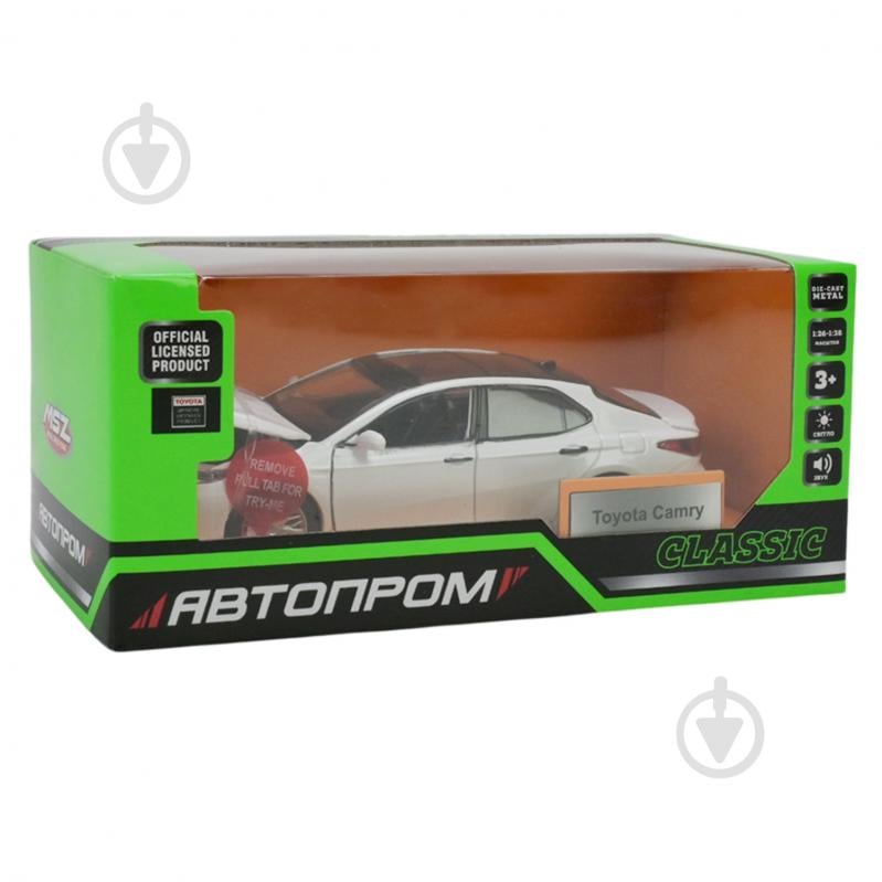 Автомодель Автопром 1:34 Toyota CAMRY 68459 - фото 7
