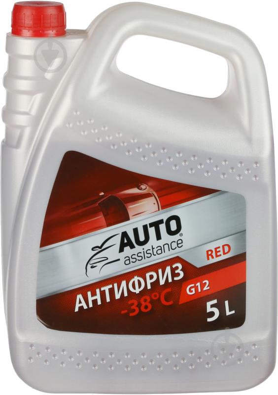 Антифриз Auto Assistance G12 -38°C 5 л червоний - фото 1