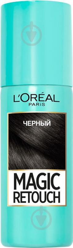 Спрей тонировочный L'Oreal Paris Magic Retouch черный 75 мл - фото 1