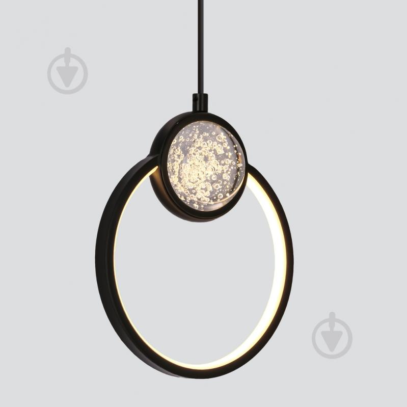 Люстра подвесная Candellux LACRIMA 1x15 Вт черный/прозрачный 31-35592 - фото 2