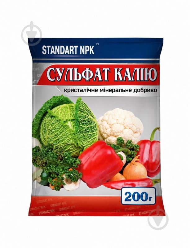 Сульфат калия Standart NPK 200 г - фото 1 Сульфат калия Standart NPK 200 г - фото 1