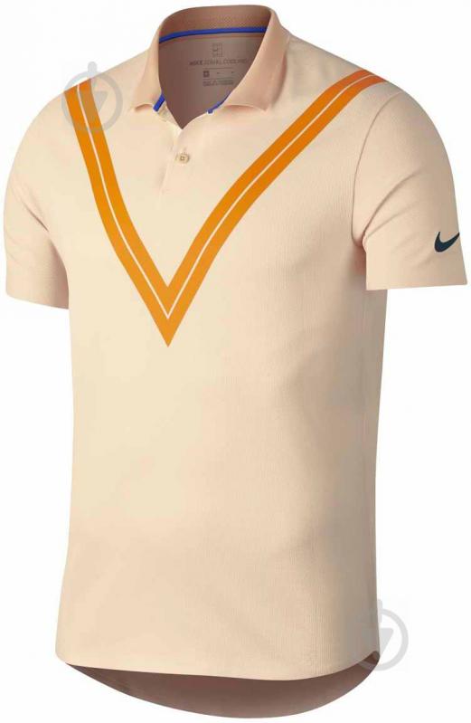 Поло Nike RF M NKCT ADV POLO NY 939080-838 р.M оранжевый - фото 1