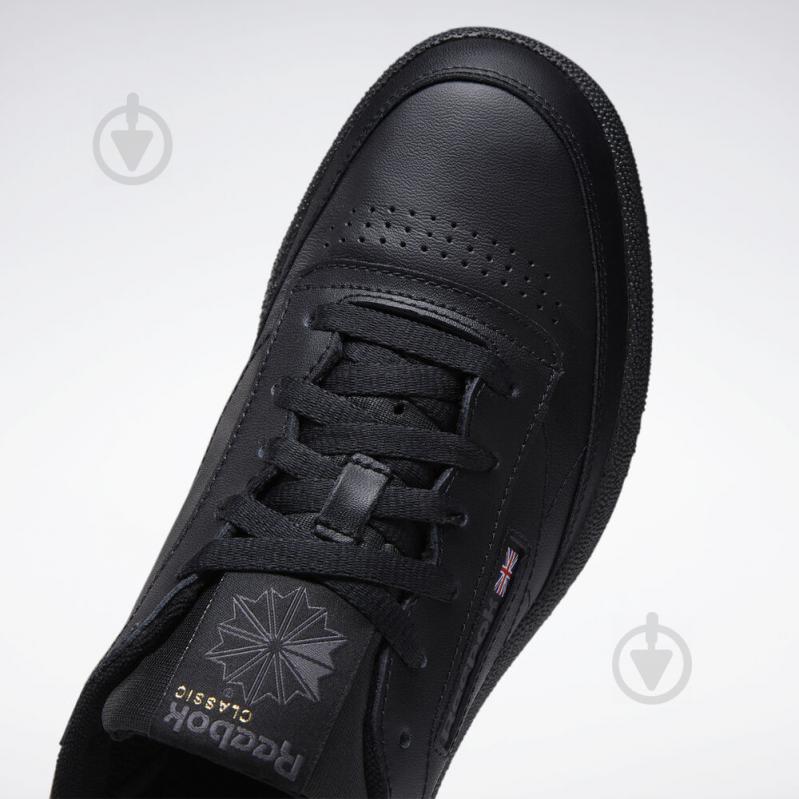 Кросівки чоловічі демісезонні Reebok CLUB C 85 AR0454 р.39 чорні - фото 9