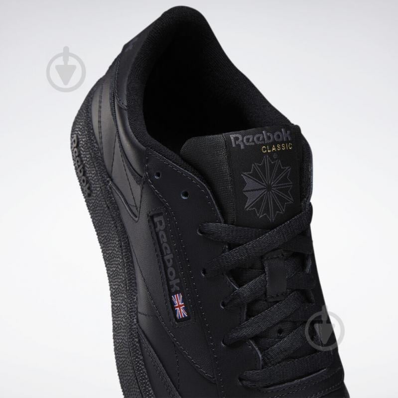 Кросівки чоловічі демісезонні Reebok CLUB C 85 AR0454 р.40 чорні - фото 8