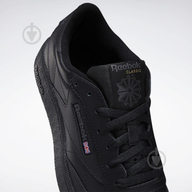 Кросівки чоловічі демісезонні Reebok CLUB C 85 AR0454 р.40,5 чорні - фото 8