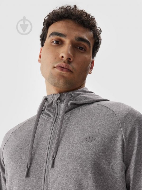 Джемпер 4F SWEATSHIRT FNK M277 4FRAW23TFSWM277-25M р.2XL серый - фото 2 Джемпер 4F SWEATSHIRT FNK M277 4FRAW23TFSWM277-25M р.2XL серый - фото 2