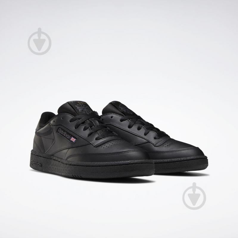 Кроссовки мужские демисезонные Reebok CLUB C 85 AR0454 р.41 черные - фото 3