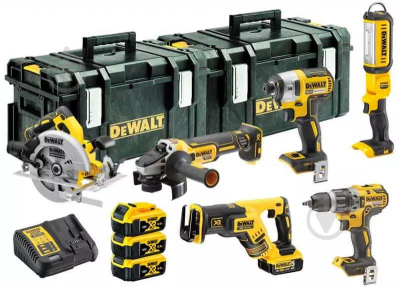 Набір DeWalt із шести безщіткових інструментів DCK623P3 - фото 4