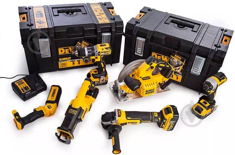 Набір DeWalt із шести безщіткових інструментів DCK623P3 - фото 2